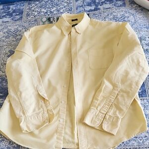 J. Crew Flex Oxford in Soft Yellow